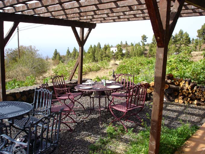 Terrasse an der Grillküche